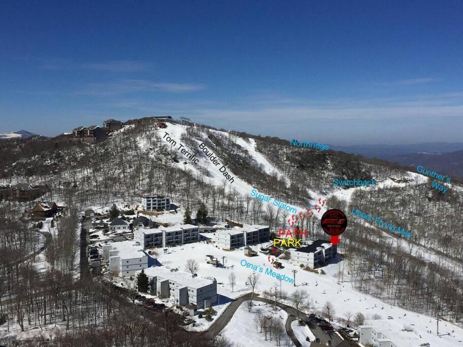 Appresski - 5 Bed Ski In Ski Out - 50 Steps To Ski Sugar Mountain Slopes Extérieur photo